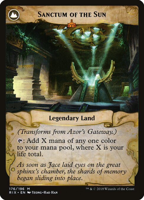 Azor's Gateway // Sanctum of the Sun - Verso