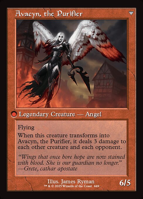 Archangel Avacyn // Avacyn, the Purifier - Verso