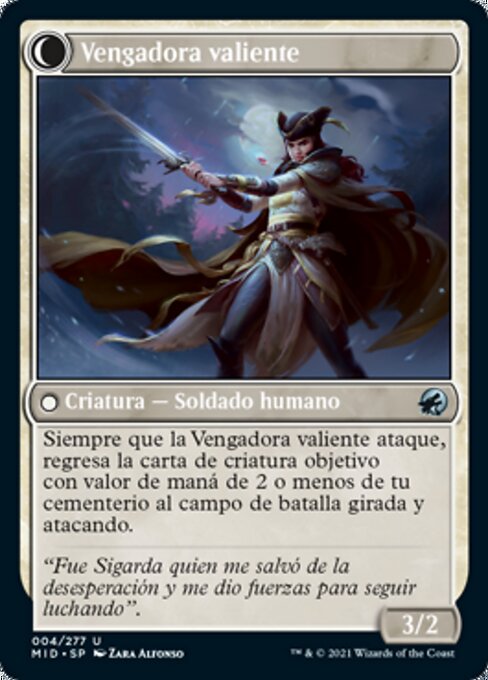 Bereaved Survivor // Dauntless Avenger - Verso