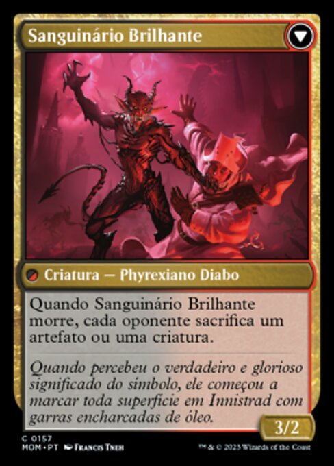Pyretic Prankster // Glistening Goremonger - Verso