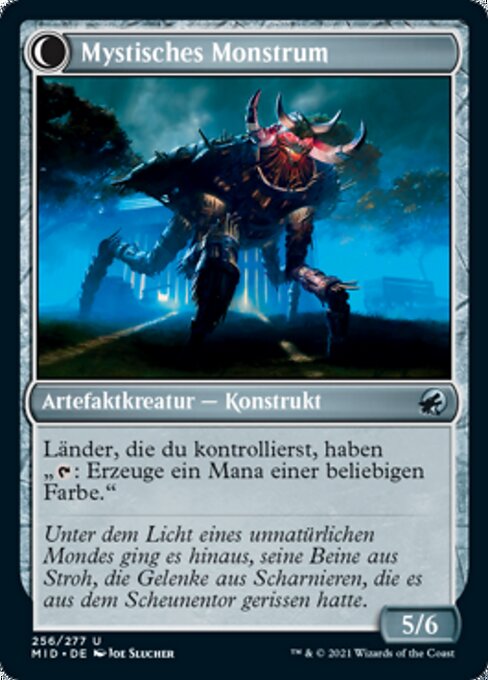 Mystic Skull // Mystic Monstrosity - Verso