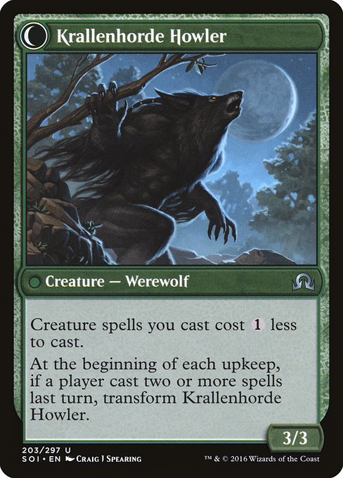 Duskwatch Recruiter // Krallenhorde Howler - Verso