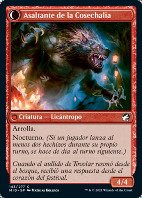 Harvesttide Infiltrator // Harvesttide Assailant - Verso