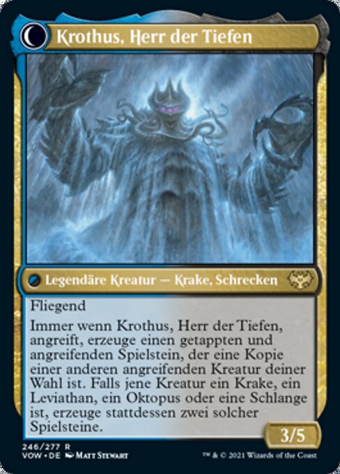 Runo Stromkirk // Krothuss, Lord of the Deep - Verso