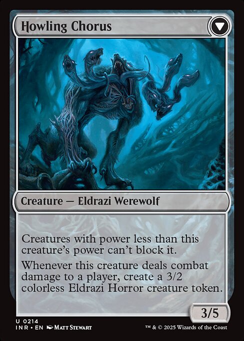 Shrill Howler // Howling Chorus - Verso