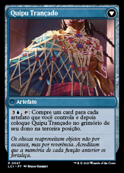 Braided Net // Braided Quipu - Verso