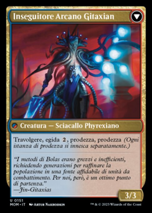 Khenra Spellspear // Gitaxian Spellstalker - Verso