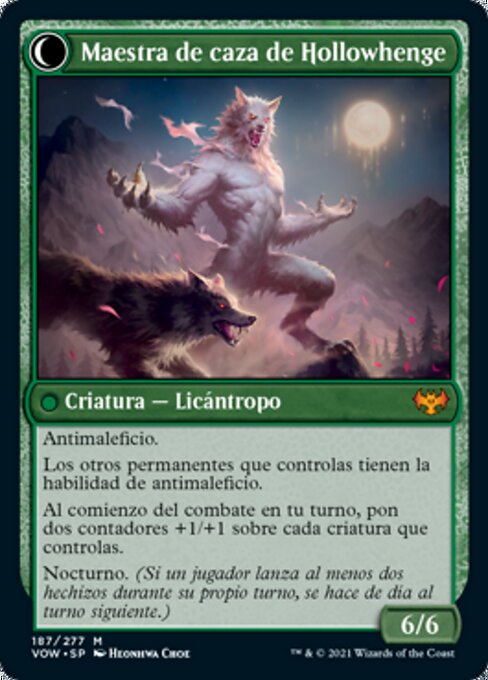 Avabruck Caretaker // Hollowhenge Huntmaster - Verso