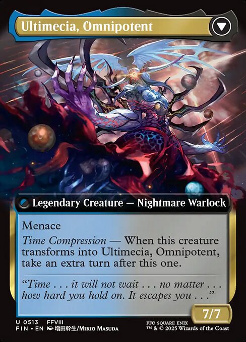 Ultimecia, Time Sorceress // Ultimecia, Omnipotent - Verso