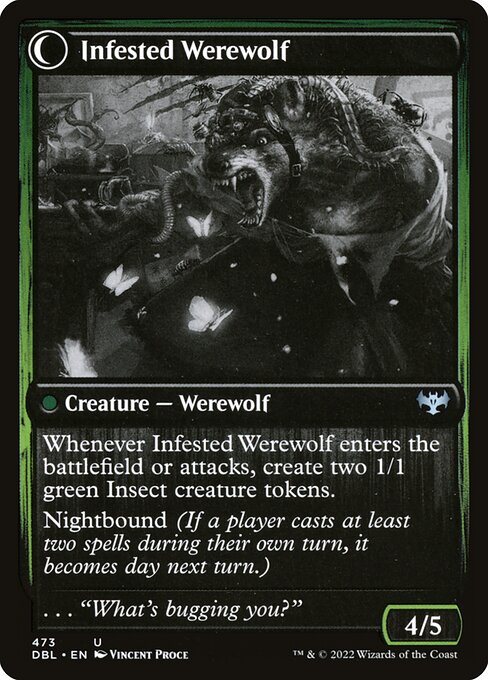 Infestation Expert // Infested Werewolf - Verso