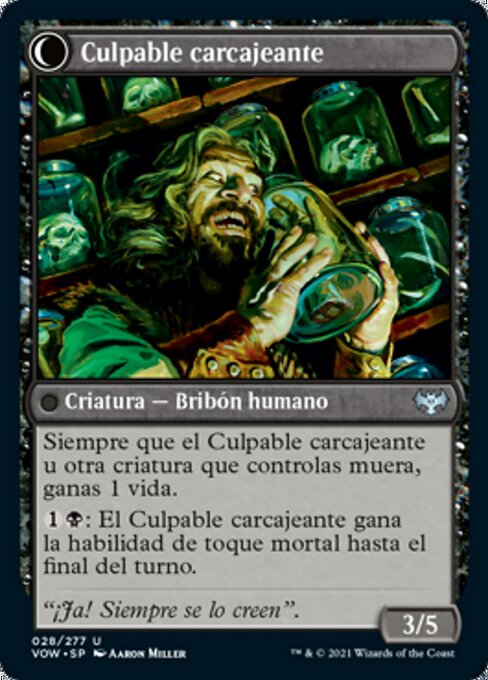 Panicked Bystander // Cackling Culprit - Verso