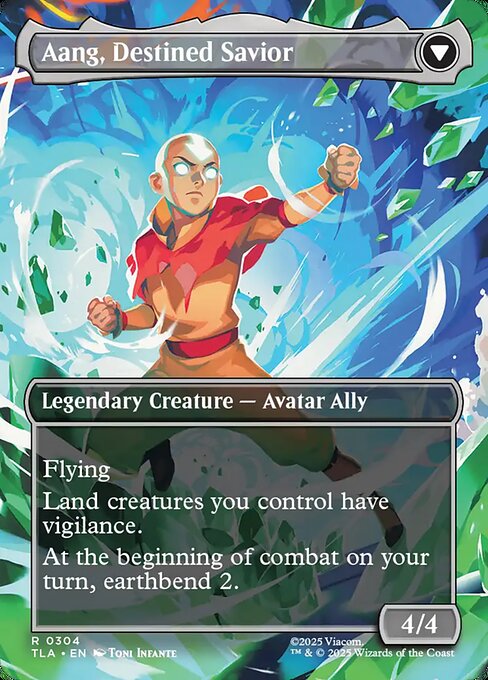 Aang, at the Crossroads // Aang, Destined Savior - Verso