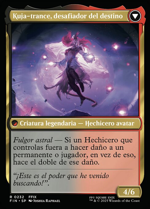 Kuja, Genome Sorcerer // Trance Kuja, Fate Defied - Verso