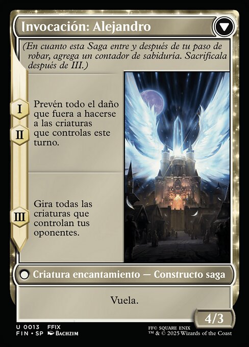 Crystal Fragments // Summon: Alexander - Verso