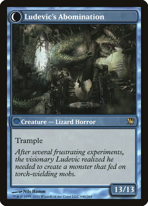 Ludevic's Test Subject // Ludevic's Abomination - Verso