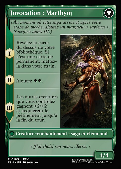Esper Origins // Summon: Esper Maduin - Verso