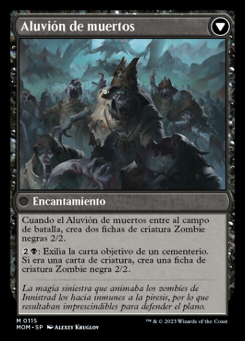Invasion of Innistrad // Deluge of the Dead - Verso