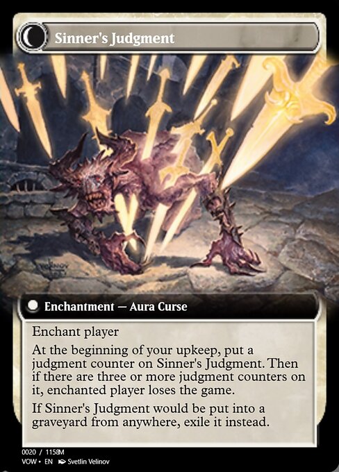 Faithbound Judge // Sinner's Judgment - Verso
