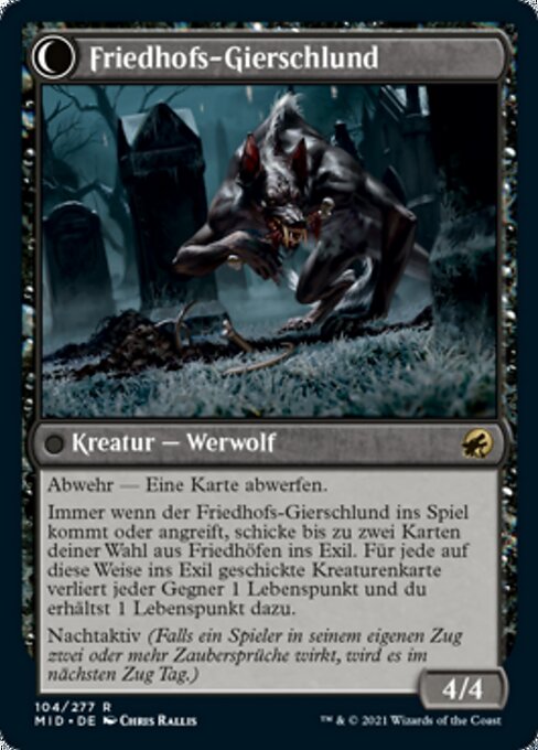 Graveyard Trespasser // Graveyard Glutton - Verso