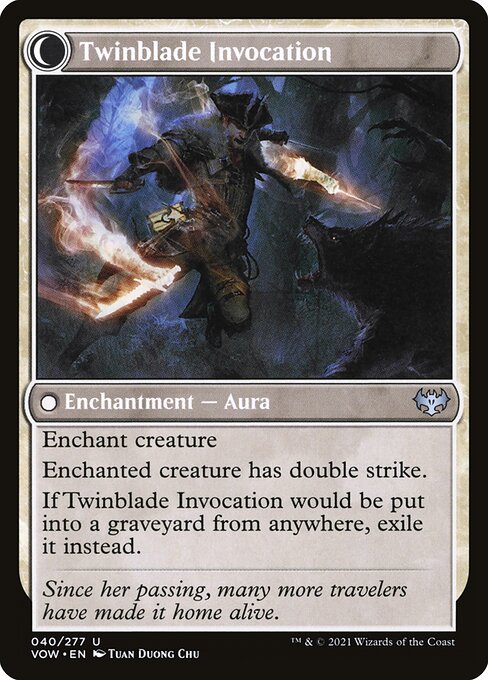 Twinblade Geist // Twinblade Invocation - Verso