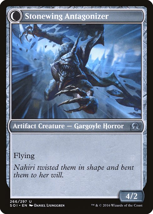 Thraben Gargoyle // Stonewing Antagonizer - Verso
