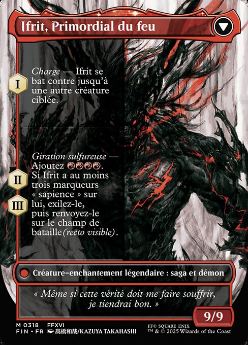 Clive, Ifrit's Dominant // Ifrit, Warden of Inferno - Verso