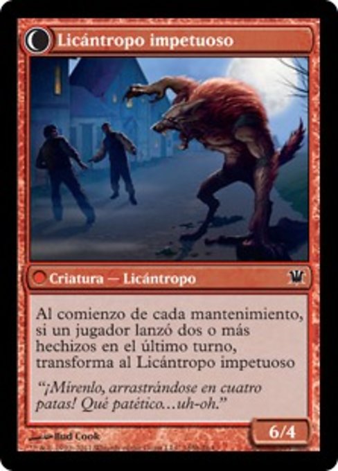 Tormented Pariah // Rampaging Werewolf - Verso