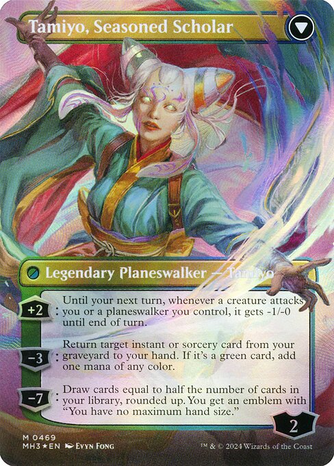 Tamiyo, Inquisitive Student // Tamiyo, Seasoned Scholar - Verso