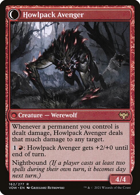 Ill-Tempered Loner // Howlpack Avenger - Verso