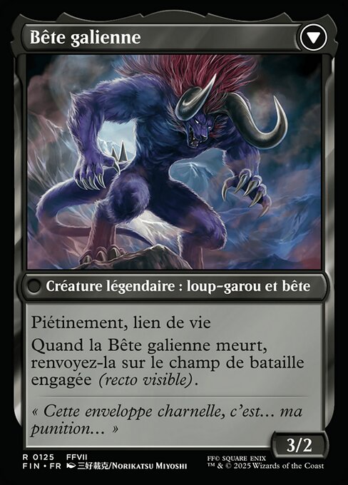 Vincent Valentine // Galian Beast - Verso