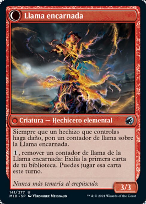 Flame Channeler // Embodiment of Flame - Verso