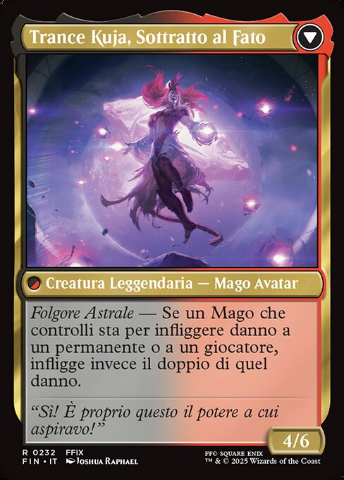 Kuja, Genome Sorcerer // Trance Kuja, Fate Defied - Verso