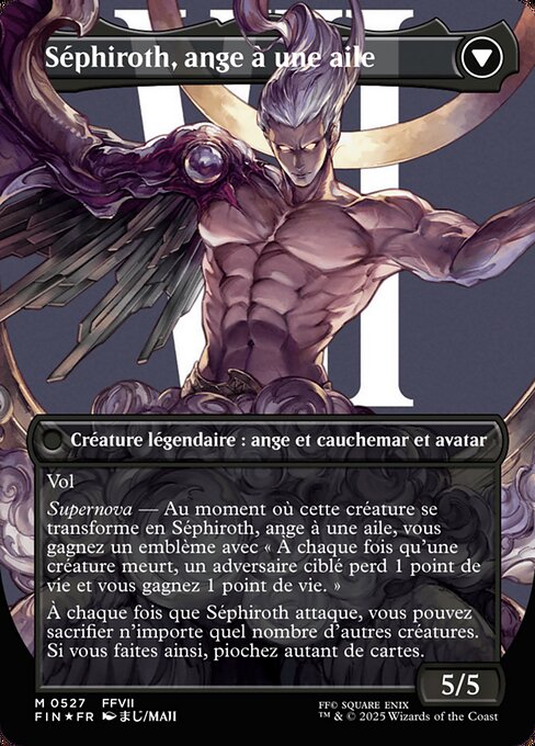 Sephiroth, Fabled SOLDIER // Sephiroth, One-Winged Angel - Verso