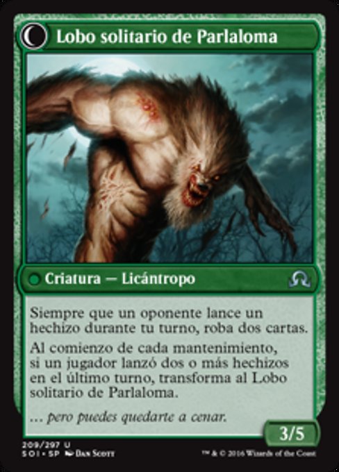 Hermit of the Natterknolls // Lone Wolf of the Natterknolls - Verso