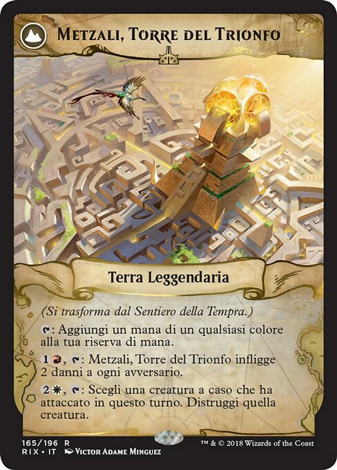 Path of Mettle // Metzali, Tower of Triumph - Verso