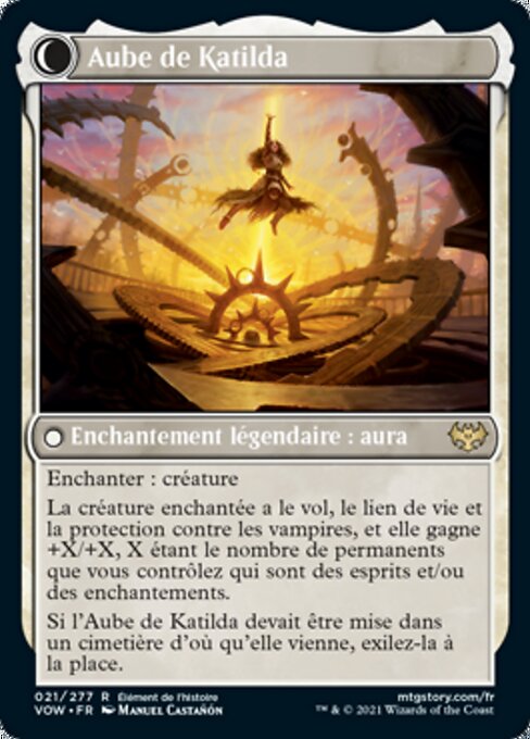 Katilda, Dawnhart Martyr // Katilda's Rising Dawn - Verso
