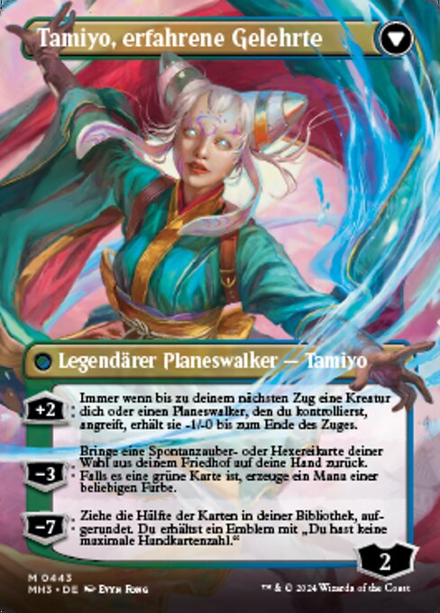 Tamiyo, Inquisitive Student // Tamiyo, Seasoned Scholar - Verso