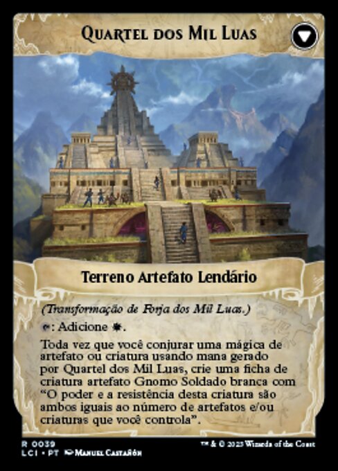 Thousand Moons Smithy // Barracks of the Thousand - Verso
