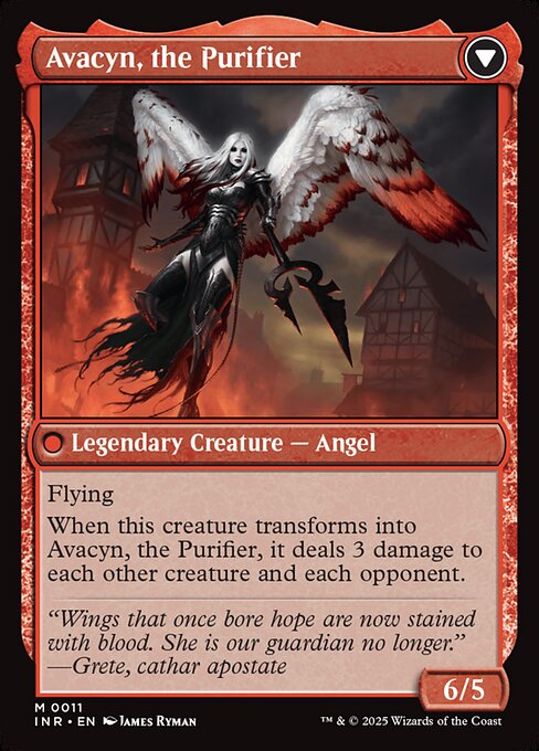 Archangel Avacyn // Avacyn, the Purifier - Verso