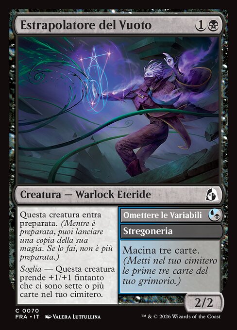 Void Extrapolator // Omit Variables