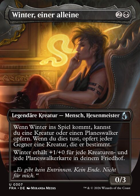 Winter, Tormented Loner