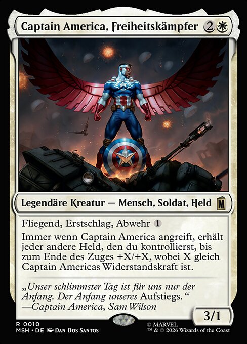 Captain America, Wings of Freedom