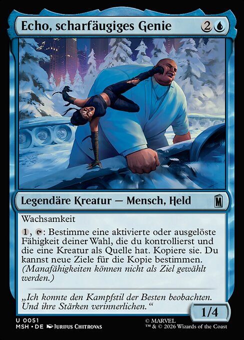 Echo, Perceptive Prodigy