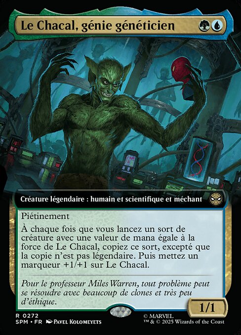 Jackal, Genius Geneticist