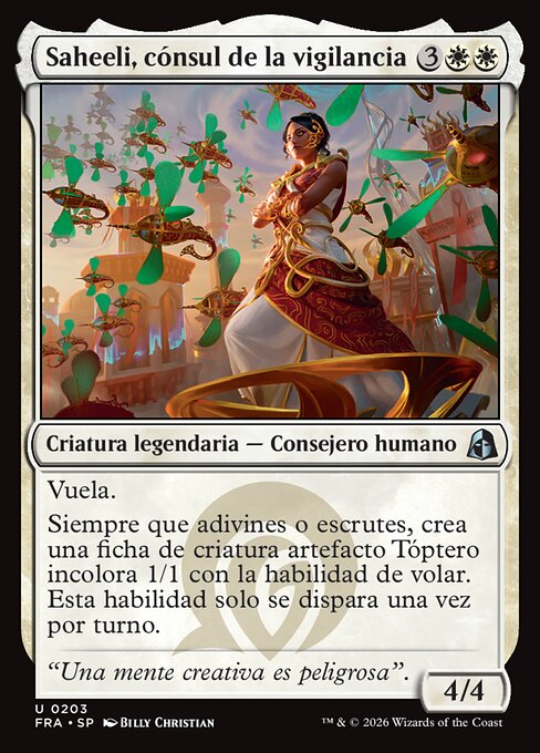 Saheeli, Consul of Oversight