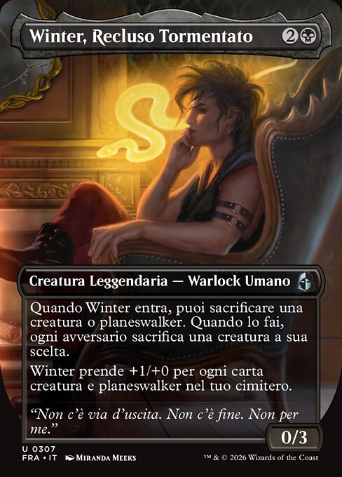 Winter, Tormented Loner