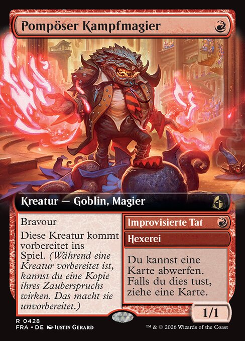 Pompous Battlemage // Improvised Act