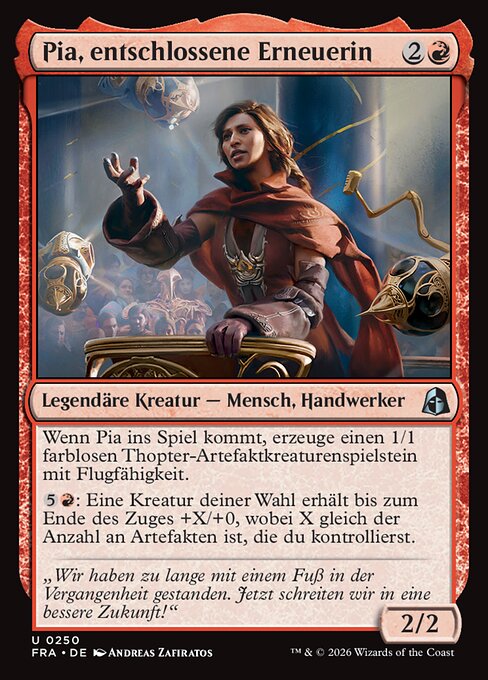 Pia, Determined Rebuilder