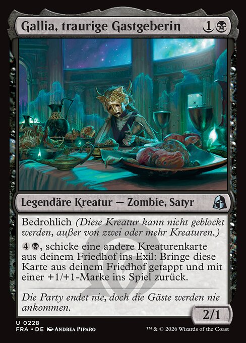 Gallia, Tragic Host
