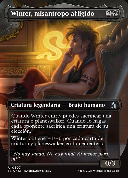 Winter, Tormented Loner